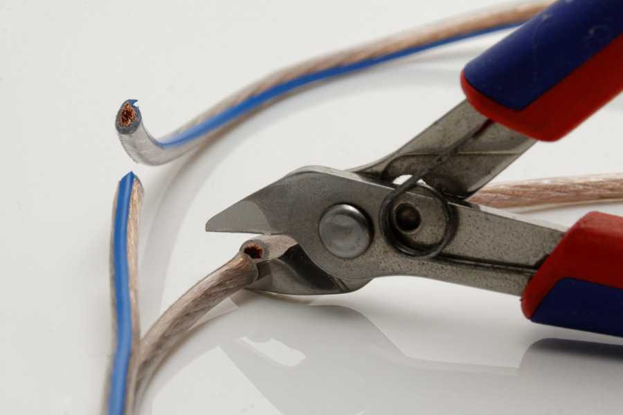 Pliers Cutting Cable—you're going to be deactivated... sorry!