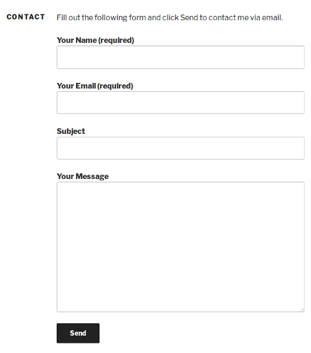 Contact Form used to spam website owners